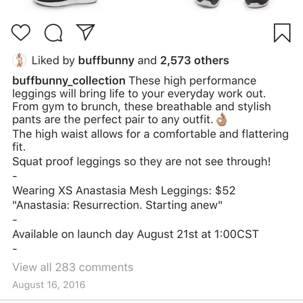 BuffBunny Anastasia Mesh Leggings - Picture 5 of 5